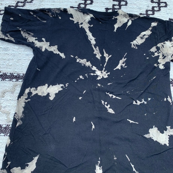 NWT black S/S reverse tie dye Amsterdam t shirt - Picture 11 of 16